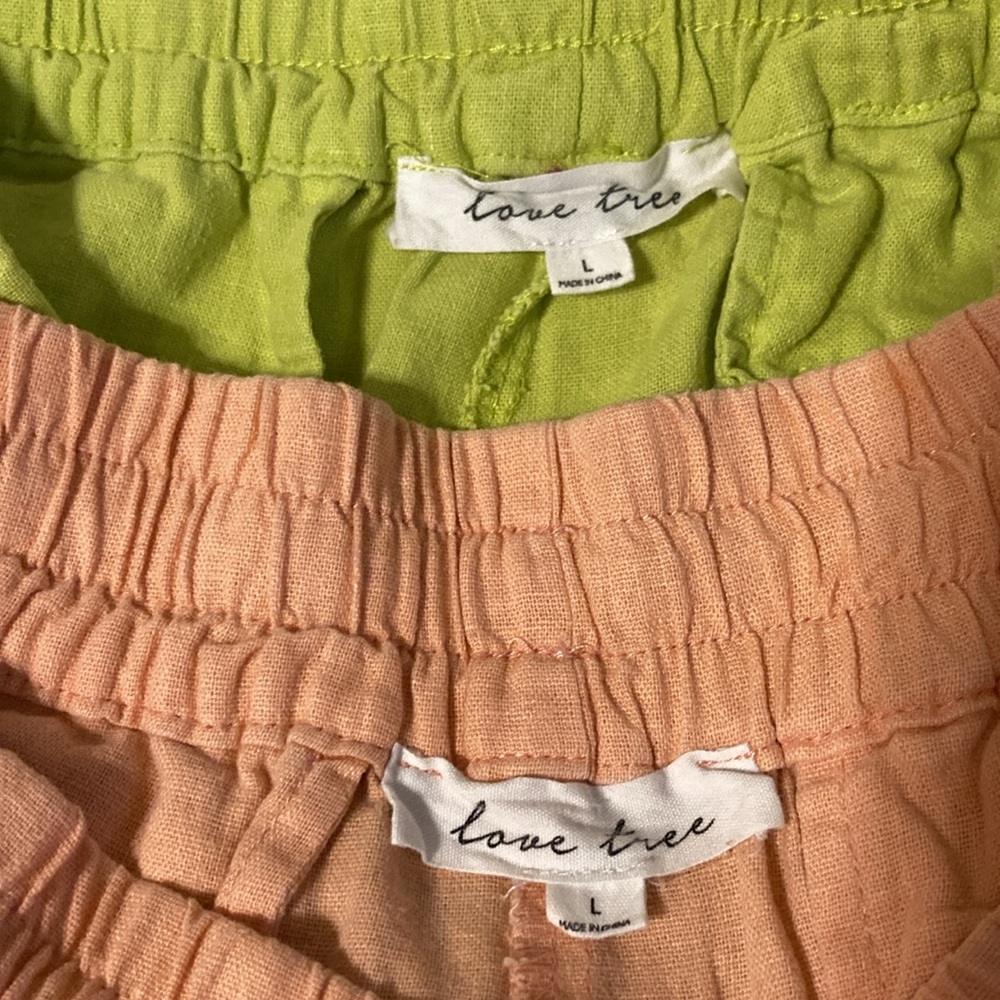 Love Tree Linen Shorts Bundle
